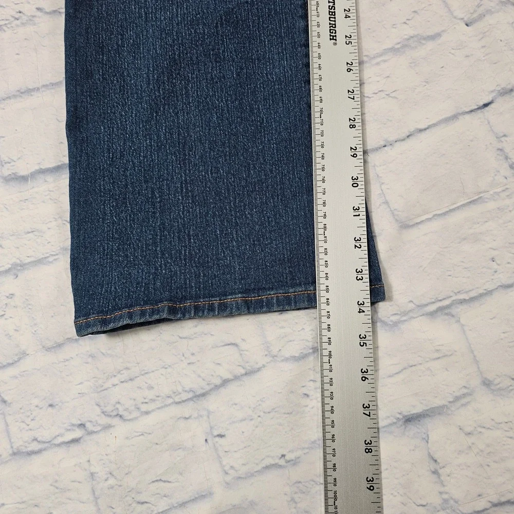 True Religion Billy Relaxed Bootcut Jeans MENS 38x33.5 Blue Dark Wash Denim